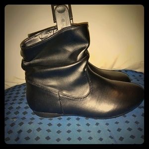 Girls Black Ankle Boots